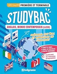 Cahier studybac anglais d'occasion  Livré partout en France