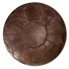 Premium leather pouffe for sale  Delivered anywhere in Ireland