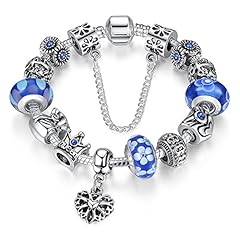 Bracciale charms fiore usato  Spedito ovunque in Italia 
