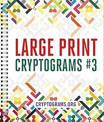 Large print cryptograms for sale  Delivered anywhere in USA 