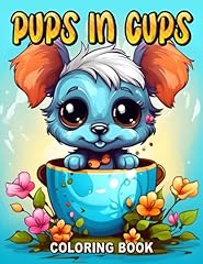 Pups cups coloring for sale  Delivered anywhere in UK