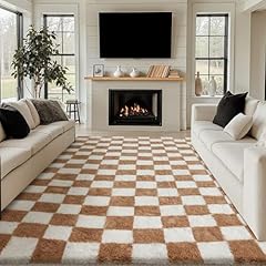 Purecozy checkered rug for sale  Delivered anywhere in USA 