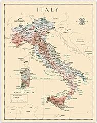 Italy detailed map for sale  Delivered anywhere in USA 