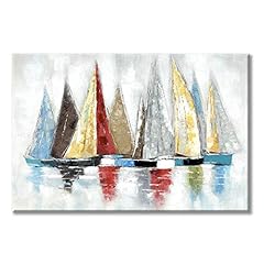 Abstract sailboat canvas for sale  Delivered anywhere in USA 