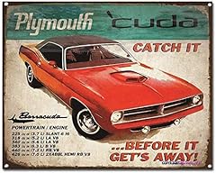 Retro metallschild plymouth gebraucht kaufen  Wird an jeden Ort in Deutschland