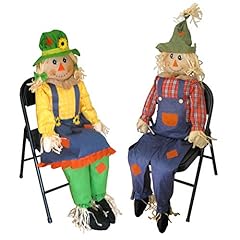 Scarecrow pair sitters for sale  Delivered anywhere in USA 