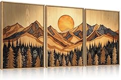 Ausril woodcut mountain for sale  Delivered anywhere in USA 