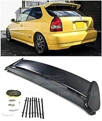Used, Extreme Online Store for 1996-2000 Honda Civic EJ6 3Dr Hatchback | JDM Type-R Style ABS Plastic Primer Black Rear Roof Top Wing Spoiler CTR EK9 Si Type-R for sale  Delivered anywhere in Canada