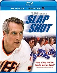 Slap Shot Cast Signed Blue Hockey Jersey w/ 'Old Time Hockey' — Elite Ink