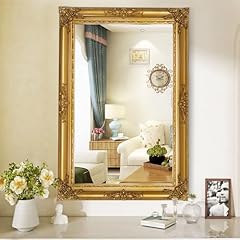 Gold vintage mirror for sale  Delivered anywhere in USA 