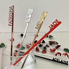 Personalised drink stirrers for sale  Delivered anywhere in UK