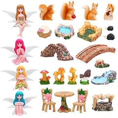 25pcs fairy garden for sale  Delivered anywhere in UK