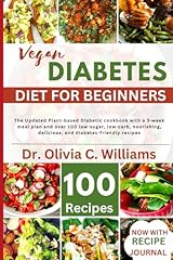 Vegan diabetes cookbook for sale  Delivered anywhere in USA 