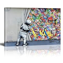 Banksy canvas wall for sale  Delivered anywhere in USA 