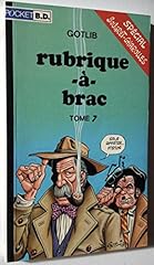 Rubrique brac. tome d'occasion  Livré partout en France