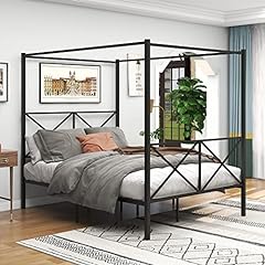 Metal canopy bed for sale  Delivered anywhere in USA 