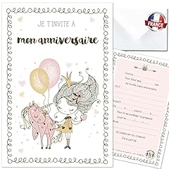 Cartes invitation anniversaire d'occasion  Livré partout en Belgiqu