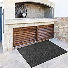 Besimple Fireproof Fireplace Hearth Rug Non Slip Protection, used for sale  Delivered anywhere in Ireland