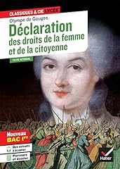 Déclaration droits femme d'occasion  Livré partout en France