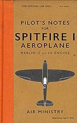 Spitfire pilots notes for sale  Delivered anywhere in UK