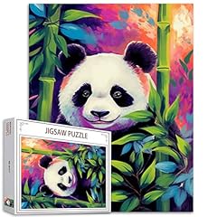 Bamboo panda jigsaw for sale  Delivered anywhere in USA 