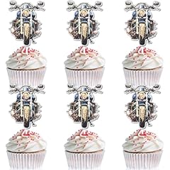 18pcs motorcycle cupcake for sale  Delivered anywhere in USA 