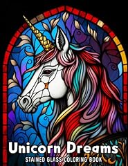 Unicorn dreams stained for sale  Delivered anywhere in UK