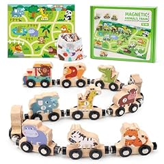 Magnetic wooden train for sale  Delivered anywhere in UK