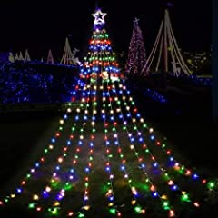 Used, Outdoor Christmas Decorations Star Light,16.4 ft 350 for sale  Delivered anywhere in USA 