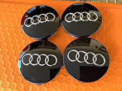 Used, SET OF 4 AUDI ALLOY WHEEL CENTRE CAPS... 60MM for sale  Delivered anywhere in UK