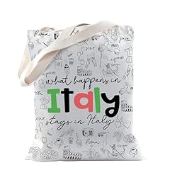 Italia tote bag usato  Spedito ovunque in Italia 