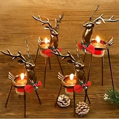 Pack metal reindeer for sale  Delivered anywhere in USA 