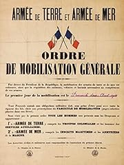 Postersandco ordre mobilisatio d'occasion  Livré partout en France