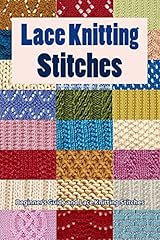 Lace knitting stitches for sale  Delivered anywhere in UK