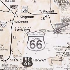 Beige map route for sale  Delivered anywhere in USA 