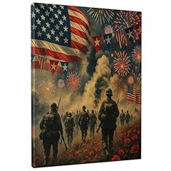 Patriotische militär leinwand gebraucht kaufen  Wird an jeden Ort in Deutschland