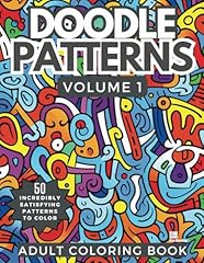 Doodle patterns adult for sale  Delivered anywhere in UK