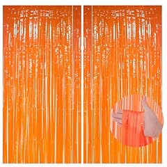 2pcs orange tinsel for sale  Delivered anywhere in UK