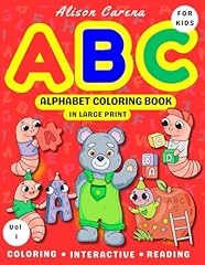 Abc alphabet coloring for sale  Delivered anywhere in UK