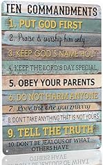 Ten commandments metal for sale  Delivered anywhere in USA 