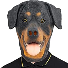 Creepyparty rottweiler mask for sale  Delivered anywhere in Ireland
