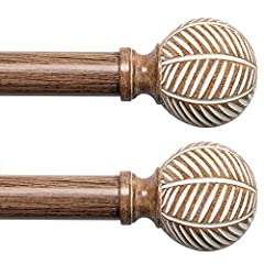 Wood curtain rods for sale  Delivered anywhere in USA 