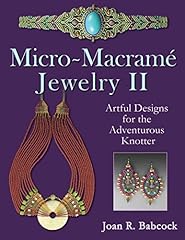 Micro macrame jewelry usato  Spedito ovunque in Italia 