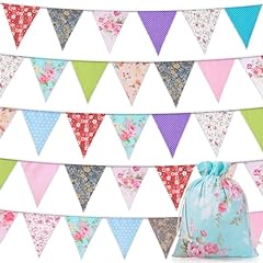Alintor fabric bunting for sale  Delivered anywhere in UK