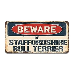 Signmission beware staffordshi for sale  Delivered anywhere in USA 
