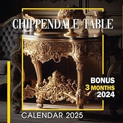 Chippendale table calendar for sale  Delivered anywhere in UK