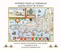 Antique maps cornwall d'occasion  Livré partout en France