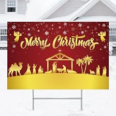Merry christmas nativity for sale  Delivered anywhere in USA 