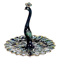 Peacock enameled pewter for sale  Delivered anywhere in USA 