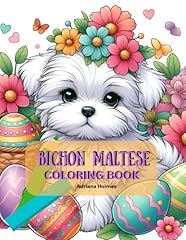 Bichon maltese coloring for sale  Delivered anywhere in UK